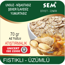 ATIŞTIRMALIK FISTIKLI - ÜZÜMLÜ