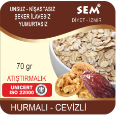 ATIŞTIRMALIK HURMALI - CEVİZLİ 