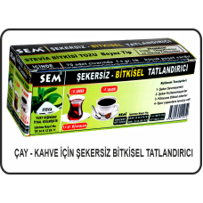 ÇAY - KAHVE İÇİN ŞEKERSİZ BİTKİSEL TATLANDIRICI 