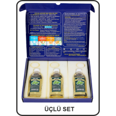 STEVİA ŞEKERSİZ BİTKİSEL TATLANDIRICILI ŞERBET ÜÇLÜ SET