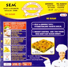 ŞEKERSİZ TEL KADAYIF 700 GR