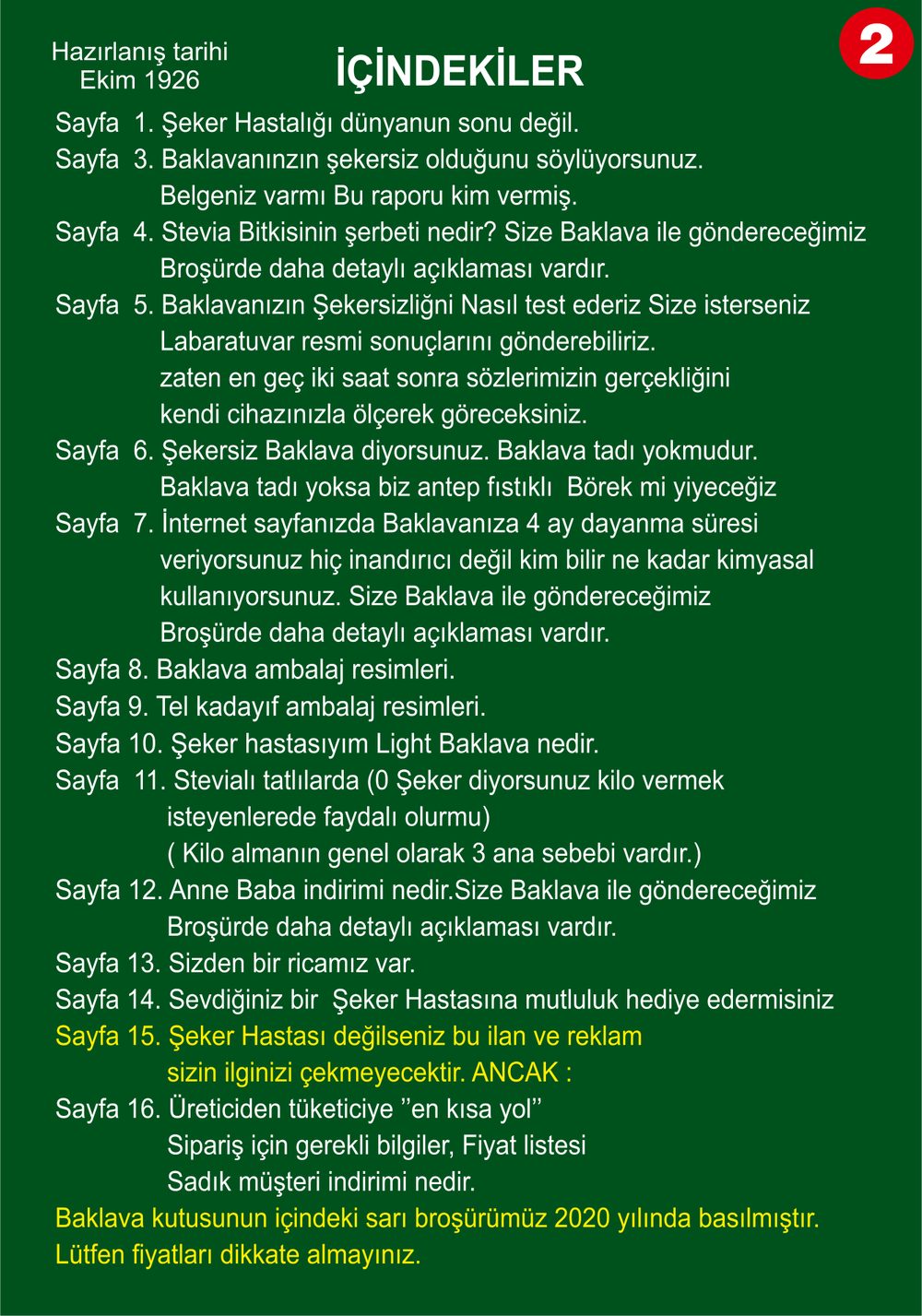 Reklam Kampanyalarımız — sayfa 2